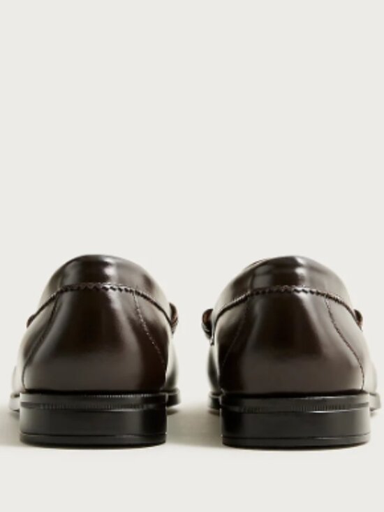 J. Crew Camden Leather Loafers in Dress Brown Style AV166 main image 7